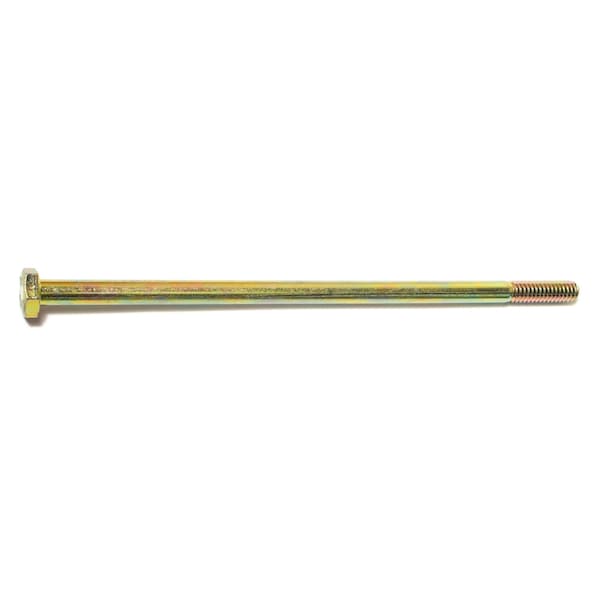 Midwest Fastener Grade 8, 1/4"-20 Hex Head Cap Screw, Zinc Yellow Steel, 6 in L, 50 PK 00674 - main